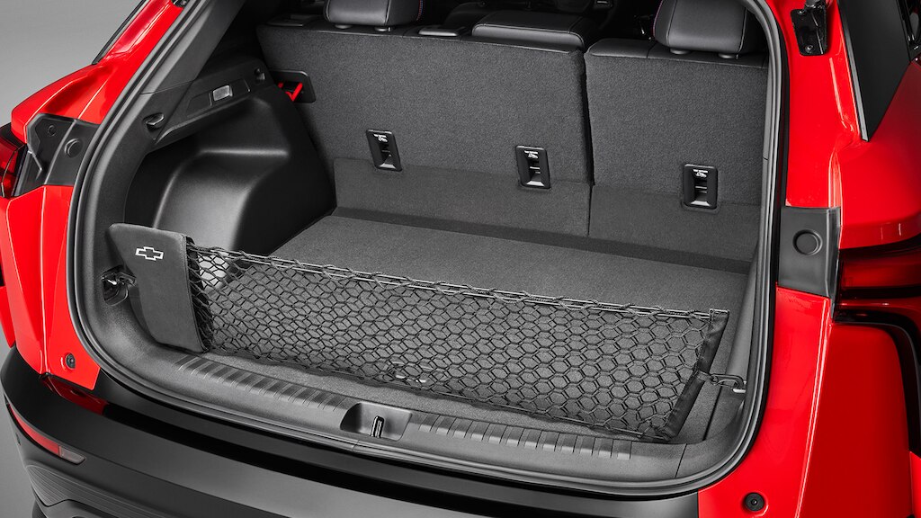 Red de carga vertical con bolsa de almacenamiento para Chevrolet Blazer EV