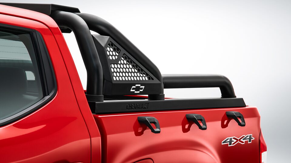 Sport bar con pasamanos para Chevrolet S10 Max 2025, camioneta pickup 4 cilindros es parte del kit adventure